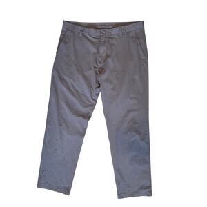 Rhone Commuter Pants in Smoked Pearl Sz 38, Gray, Straight Leg, 100% Polyester